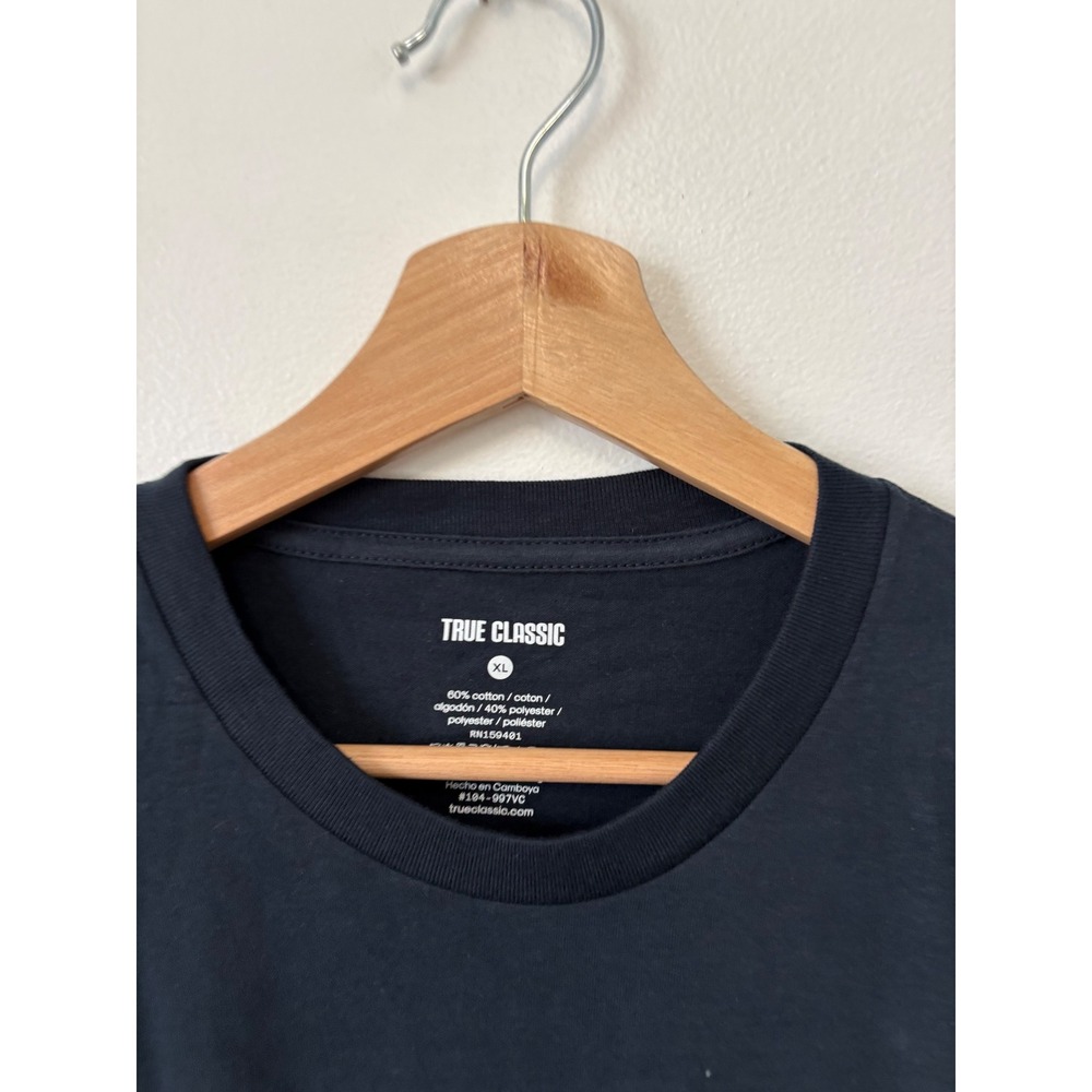 Men's True Classic Crewneck – Navy – Size XL - Picture 3 of 4